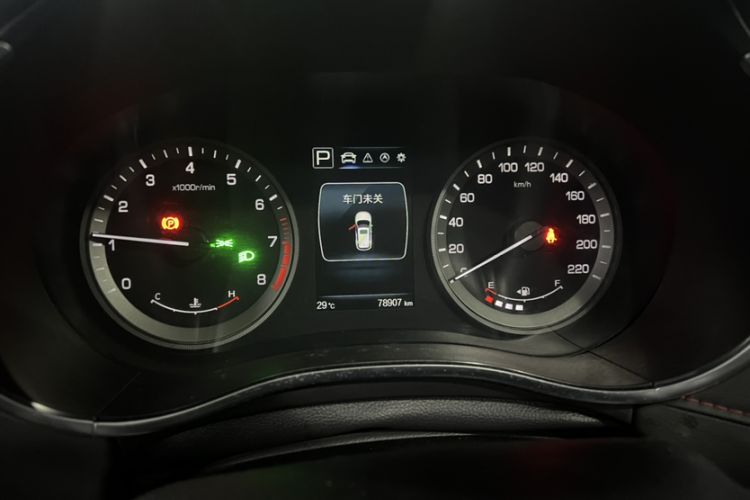 Used CHANGAN CS55 2017 1.5T Automatic Xuan Dong Model Odometer Close Up