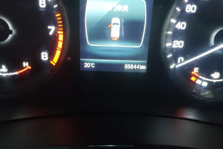 Used CHANGAN CS55 2017 1.5T Automatic Colorful Edition Odometer Close Up