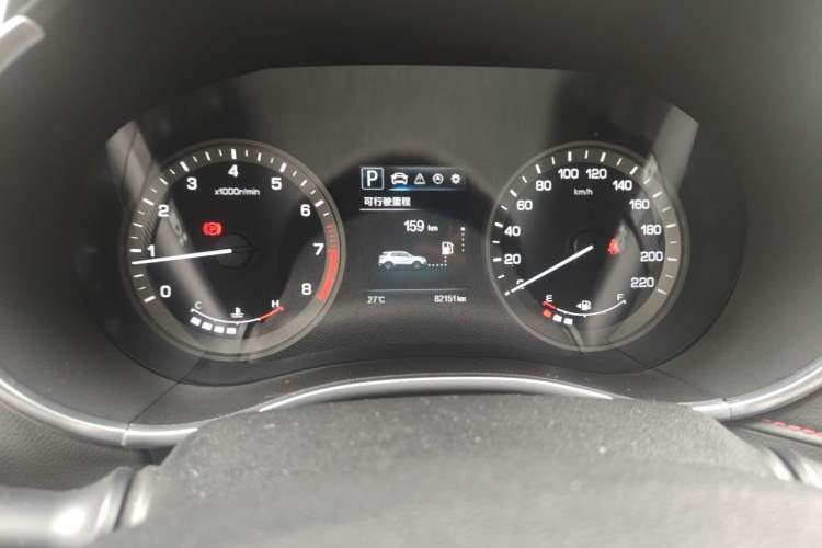 Used CHANGAN CS55 2017 1.5T Automatic Colorful Edition Odometer Close Up