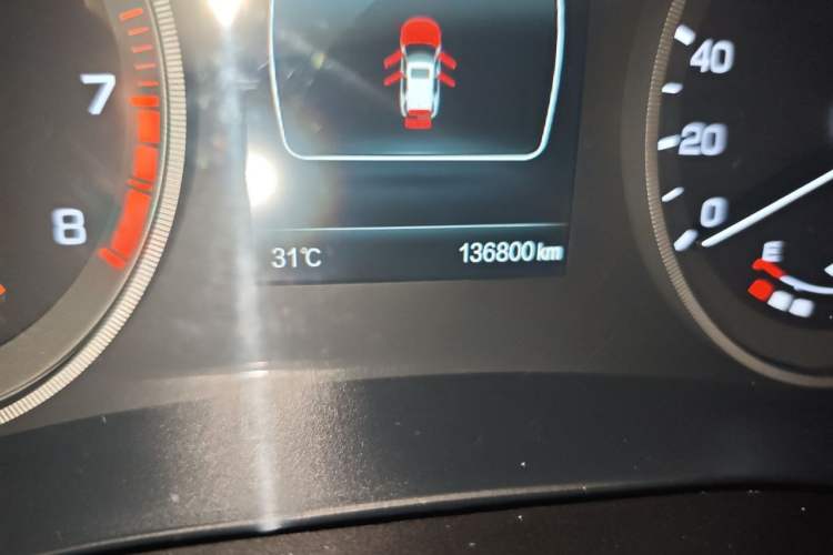 Used CHANGAN CS55 2017 1.5T Automatic Colorful Edition Odometer Close Up