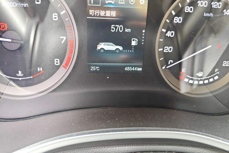 Used CHANGAN CS55 2017 1.5T Automatic Colorful Edition Odometer Close Up