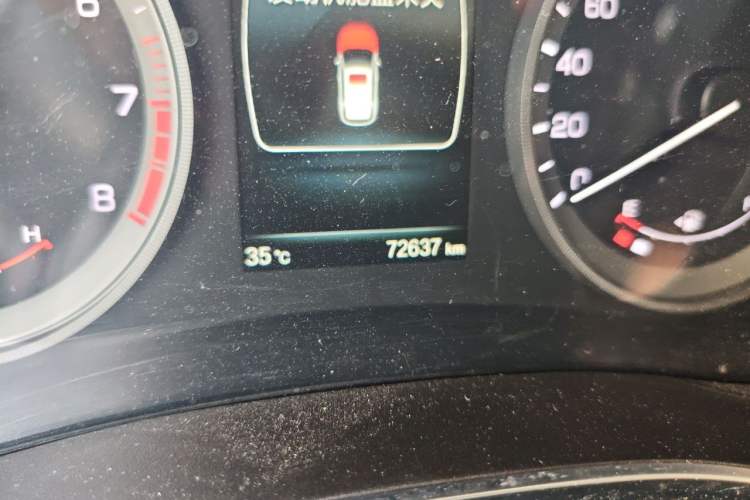 Used CHANGAN CS55 2017 1.5T Automatic Colorful Edition Odometer Close Up
