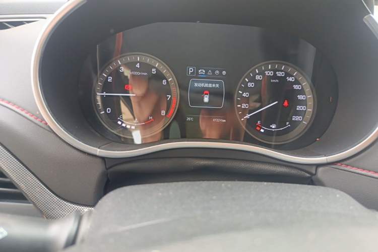Used CHANGAN CS55 2017 1.5T Automatic Colorful Edition Odometer Close Up