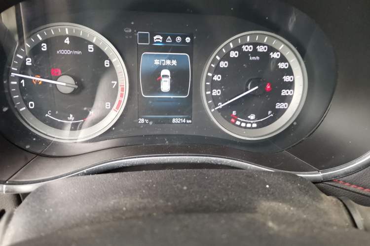 Used CHANGAN CS55 2017 1.5T Manual Xuan Dong Model Odometer Close Up