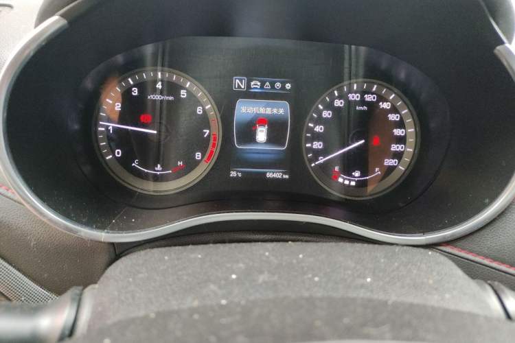Used CHANGAN CS55 2017 1.5T Automatic Xuan Dong Model Odometer Close Up