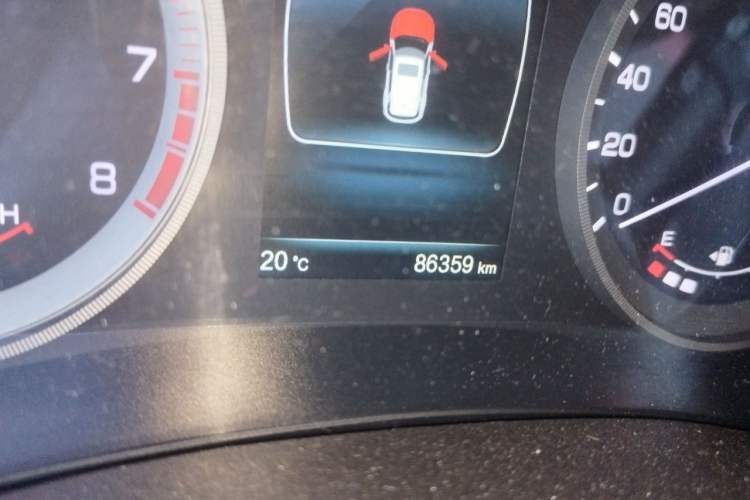 Used CHANGAN CS55 2017 1.5T Automatic Xuan Dong Model Odometer Close Up