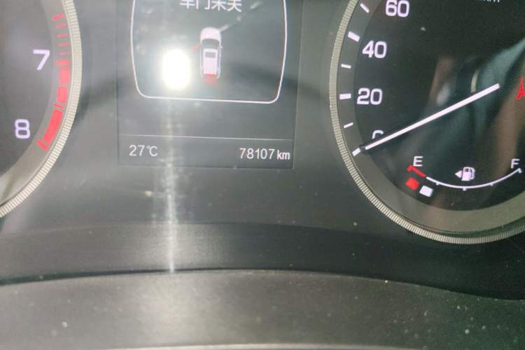 Used CHANGAN CS55 2017 1.5T Manual Colorful Edition Odometer Close Up