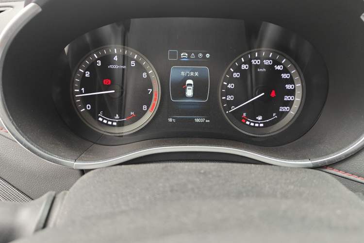 Used CHANGAN CS55 2017 1.5T Manual Xuan Dong Model Odometer Close Up