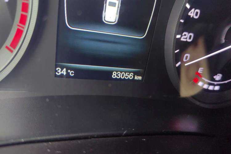 Used CHANGAN CS55 2017 1.5T Automatic Xuan Dong Model Odometer Close Up