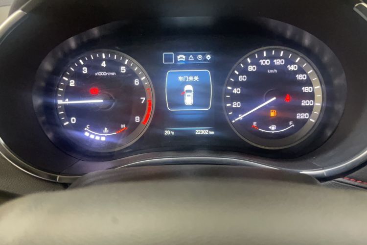 Used CHANGAN CS55 2017 1.5T Manual Xuan Dong Model Odometer Close Up