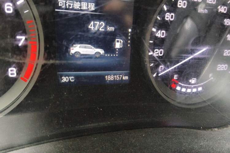 Used CHANGAN CS55 2017 1.5T Automatic Colorful Edition Odometer Close Up