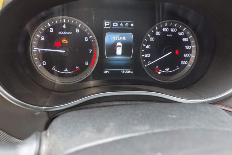 Used CHANGAN CS55 2017 1.5T Automatic Xuan Dong Model Odometer Close Up