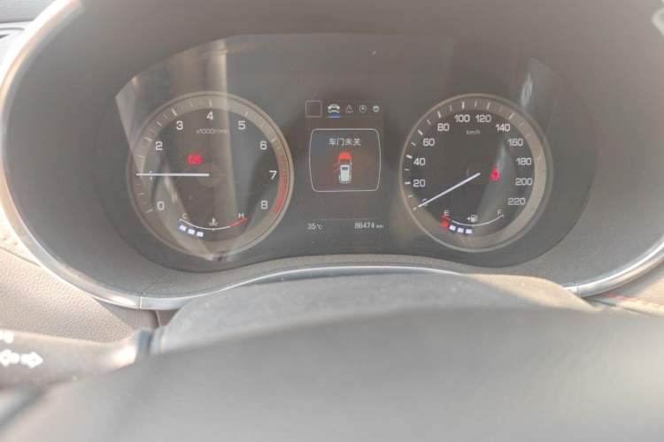 Used CHANGAN CS55 2017 1.5T Manual Xuan Dong Model Odometer Close Up