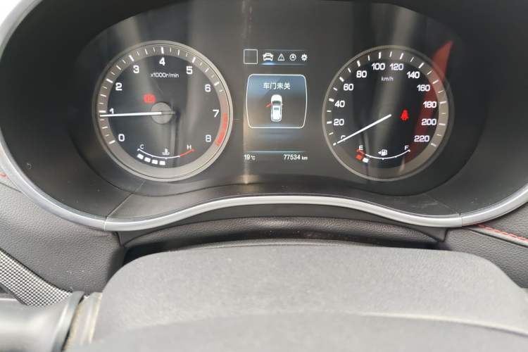 Used CHANGAN CS55 2017 1.5T Manual Xuan Dong Model Odometer Close Up