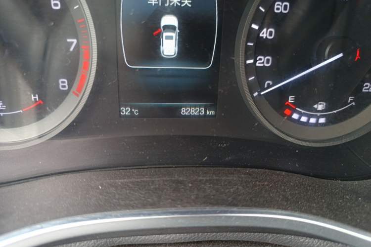 Used CHANGAN CS55 2017 1.5T Manual Xuan Dong Model Odometer Close Up