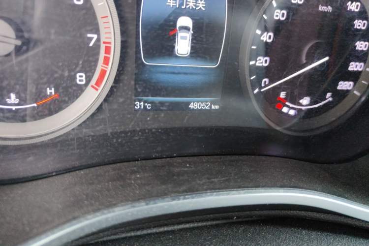 Used CHANGAN CS55 2017 1.5T Manual Xuan Dong Model Odometer Close Up