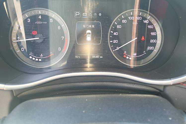 Used CHANGAN CS55 2017 1.5T Automatic Xuan Dong Model Odometer Close Up
