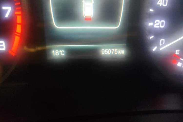 Used CHANGAN CS55 2017 1.5T Automatic Colorful Edition Odometer Close Up