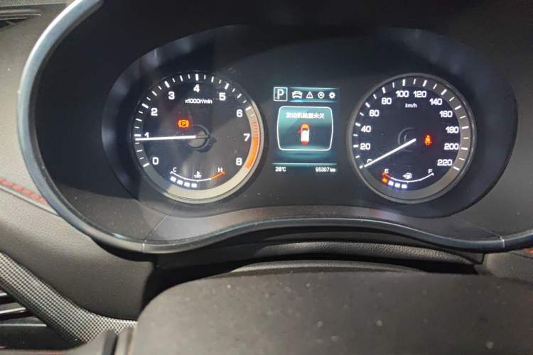 Used CHANGAN CS55 2017 1.5T Automatic Colorful Edition Odometer Close Up
