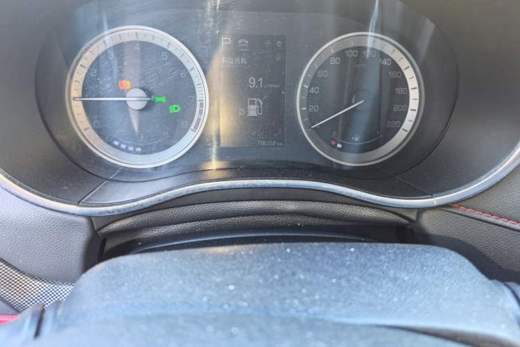 Used CHANGAN CS55 2017 1.5T Automatic Showoff Model Odometer Close Up