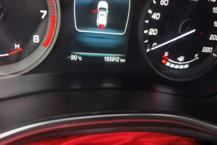 Used CHANGAN CS55 2017 1.5T Automatic Xuan Dong Model Odometer Close Up