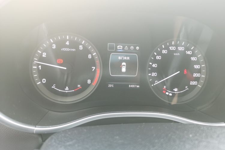 Used CHANGAN CS55 2017 1.5T Manual Colorful Edition Odometer Close Up