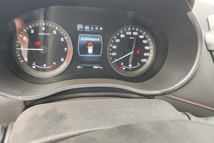 Used CHANGAN CS55 2017 1.5T Automatic Xuan Dong Model Odometer Close Up