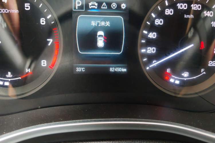 Used CHANGAN CS55 2018 1.5T Automatic Colorful Edition China V Standard Odometer Close Up