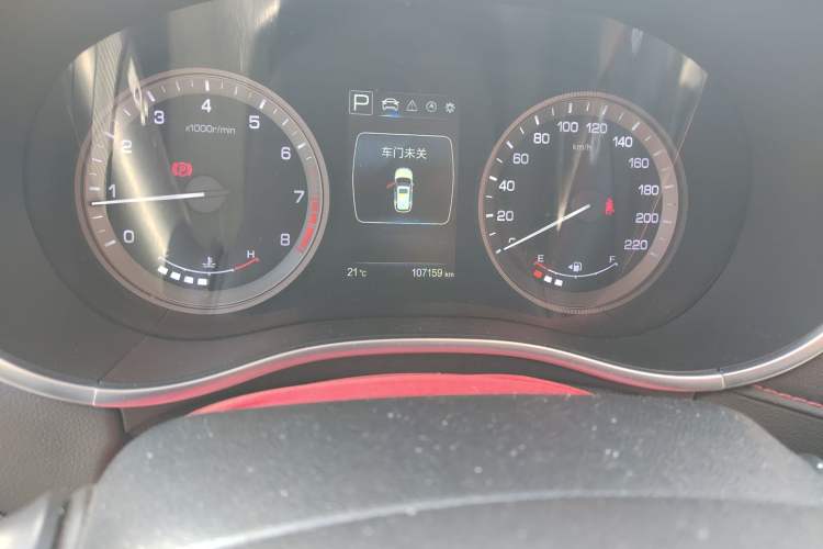 Used CHANGAN CS55 2018 1.5T Automatic Xuan Dong Model China V Standard Odometer Close Up