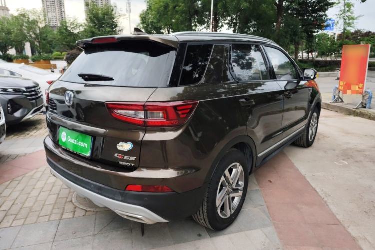 Used CHANGAN CS55 2018 1.5T Automatic Colorful Edition China V Standard Rear Right 45 Deg