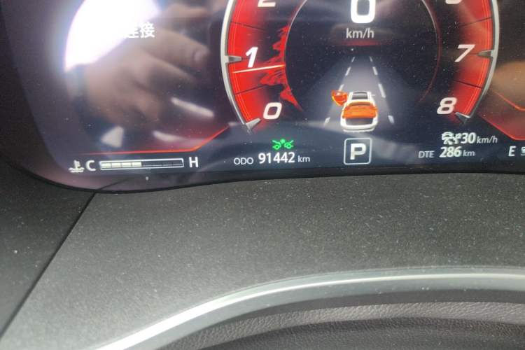 Used CHANGAN CS55 2018 1.5T Automatic Cool Edition China V standard Odometer Close Up