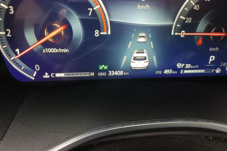 Used CHANGAN CS55 2018 1.5T Automatic Cool Edition China V standard Odometer Close Up