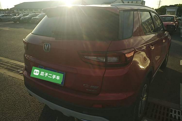 Used CHANGAN CS55 2018 1.5T Automatic Colorful Edition China V Standard Rear Right 45 Deg