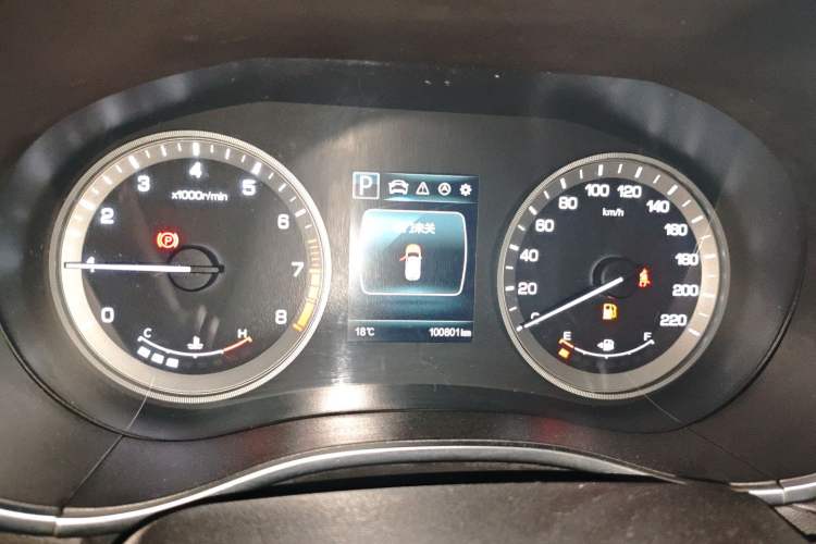 Used CHANGAN CS55 2018 1.5T Automatic Colorful Edition China V Standard Instrument Cluster