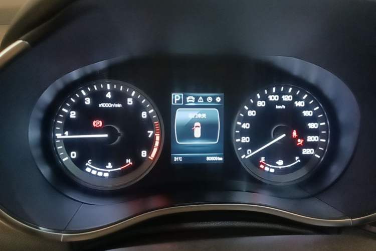 Used CHANGAN CS55 2018 1.5T Automatic Colorful Edition China V Standard Instrument Cluster