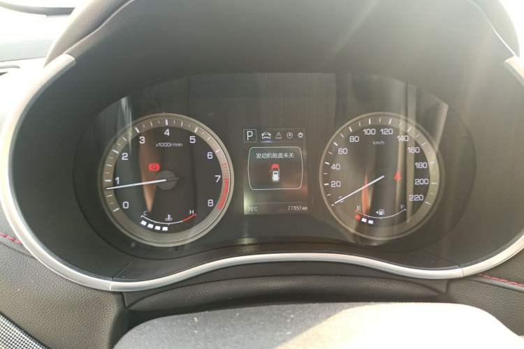 Used CHANGAN CS55 2018 1.5T Automatic Colorful Edition China V Standard Instrument Cluster