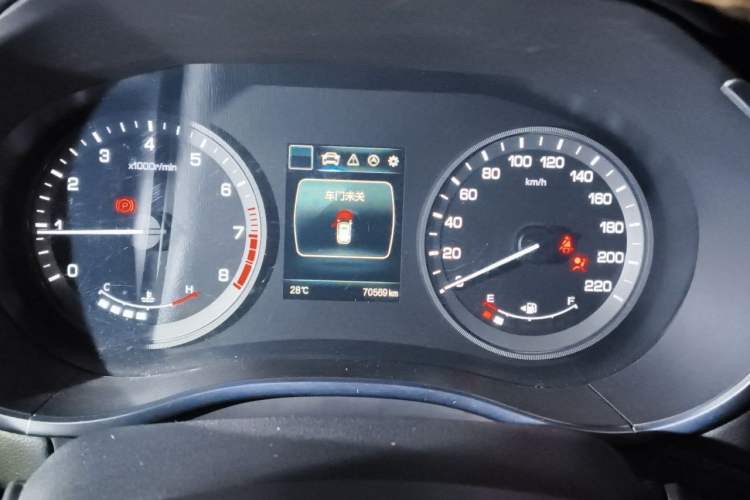 Used CHANGAN CS55 2018 1.5T Manual Colorful Model China V Standard Instrument Cluster