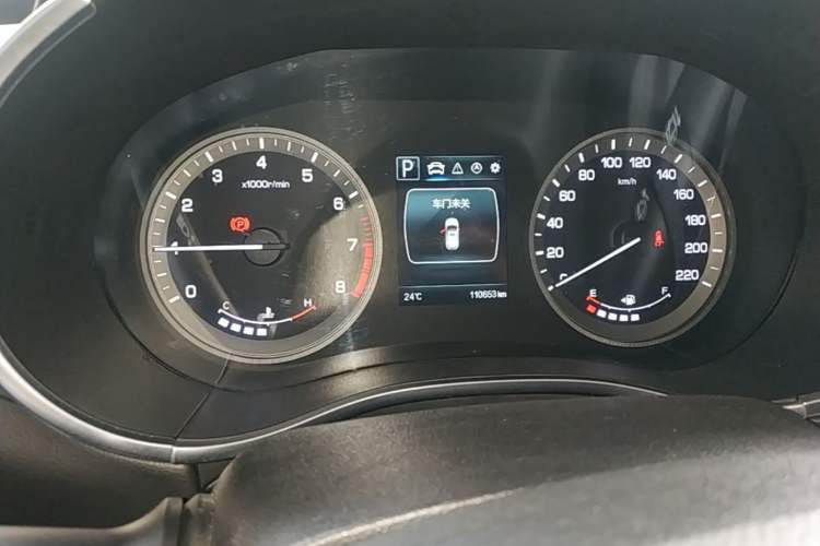Used CHANGAN CS55 2018 1.5T Automatic Colorful Edition China V Standard Instrument Cluster