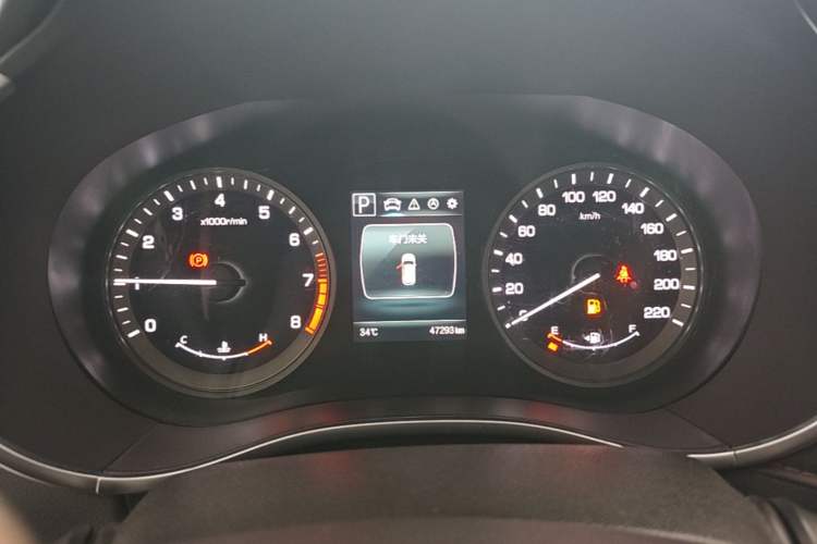 Used CHANGAN CS55 2018 1.5T Automatic Colorful Edition China V Standard Instrument Cluster