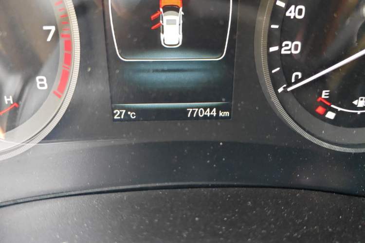 Used CHANGAN CS55 2018 1.5T Manual Xuan Dong Model China V Standard Odometer Close Up