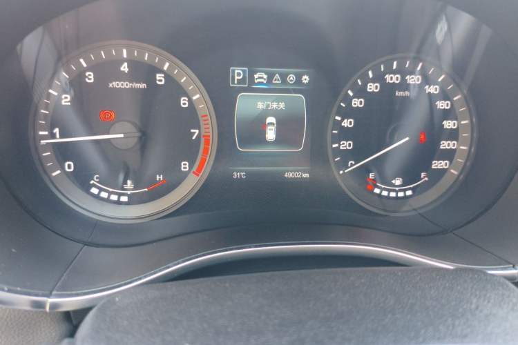 Used CHANGAN CS55 2018 1.5T Automatic Lite Edition China VI Odometer Close Up