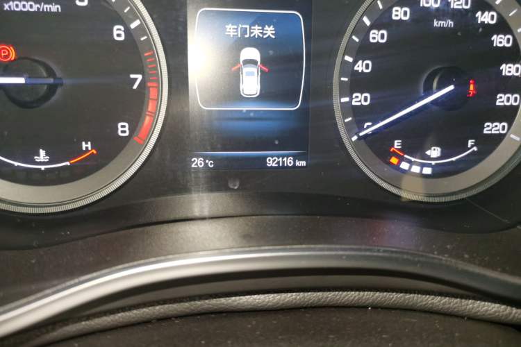 Used CHANGAN CS55 2018 1.5T Automatic Xuan Dong Model China V Standard Odometer Close Up