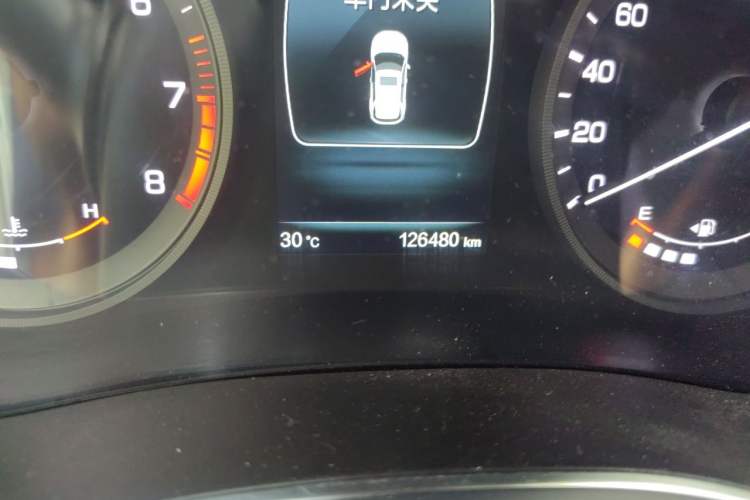 Used CHANGAN CS55 2018 1.5T Automatic Xuan Dong Model China V Standard Odometer Close Up