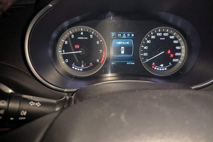 Used CHANGAN CS55 2018 1.5T Automatic Colorful Edition China V Standard Odometer Close Up