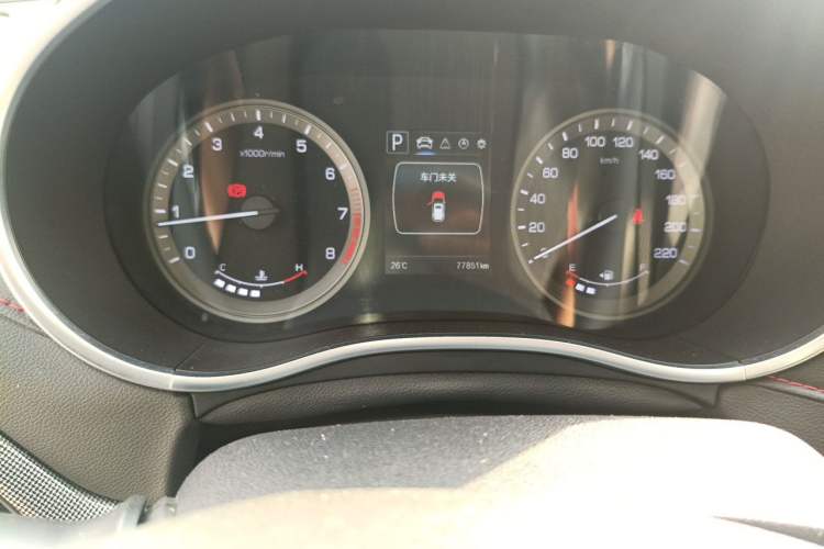 Used CHANGAN CS55 2018 1.5T Automatic Colorful Edition China V Standard Odometer Close Up