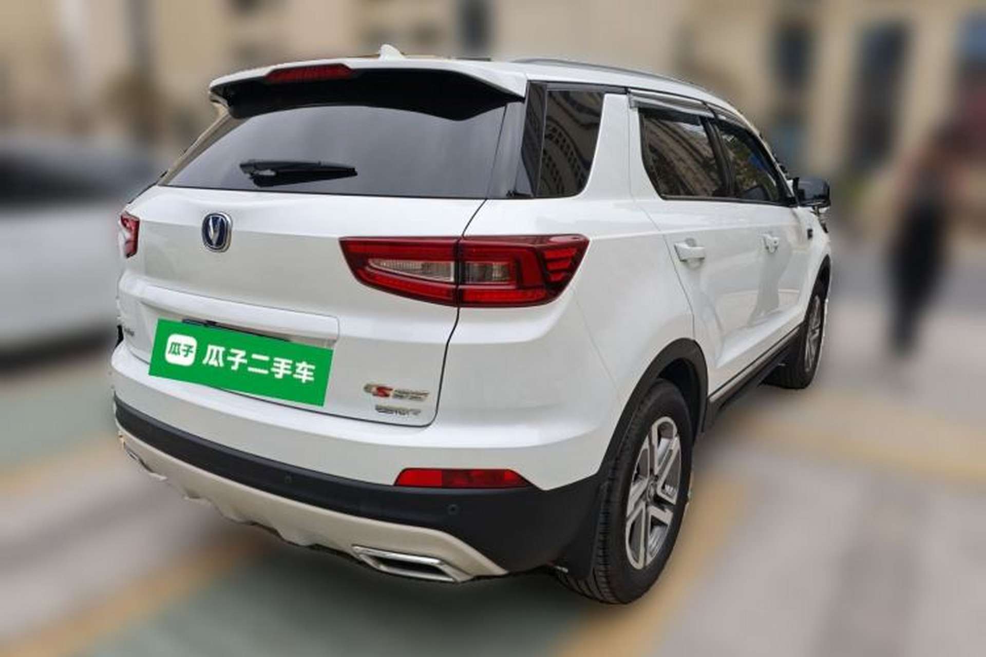 Used CHANGAN CS55 2018 1.5T Automatic Colorful Edition China V Standard Rear Right 45 Deg