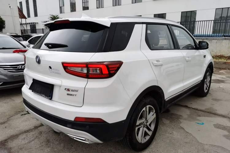 Used CHANGAN CS55 2018 1.5T Automatic Colorful Edition China V Standard Rear Right 45 Deg