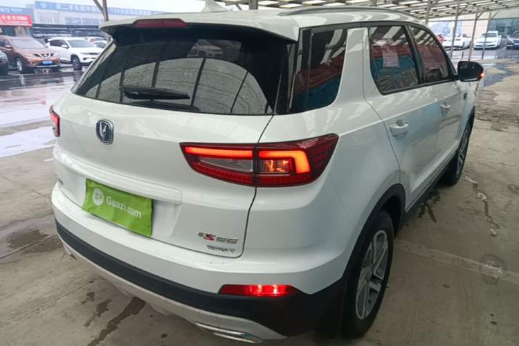Used CHANGAN CS55 2018 1.5T Automatic Colorful Edition China V Standard Rear Right 45 Deg