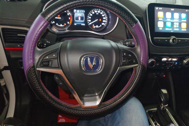 Used CHANGAN CS55 2018 1.5T Automatic Colorful Edition China V Standard Steering Wheel