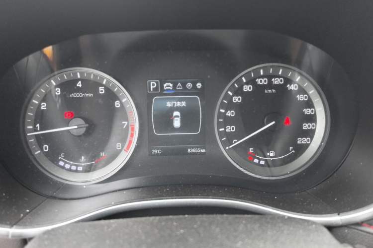 Used CHANGAN CS55 2019 1.5T Automatic Colorful Edition China VI Standard Instrument Cluster